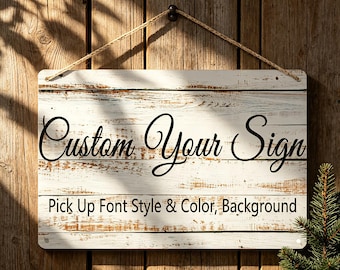 Letreros de madera personalizados, letreros con texto personalizado, decoración colgante de madera para el hogar, cita personalizada.