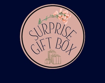 Foxglove Surprise Gift Box - an assortment of jewellery, stationery, beauty products and more.  Available in three sizes.