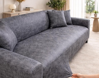 Housse de canapé extensible imperméable, protection de canapé, fauteuil inclinable en L, housse de meuble 1-5 places