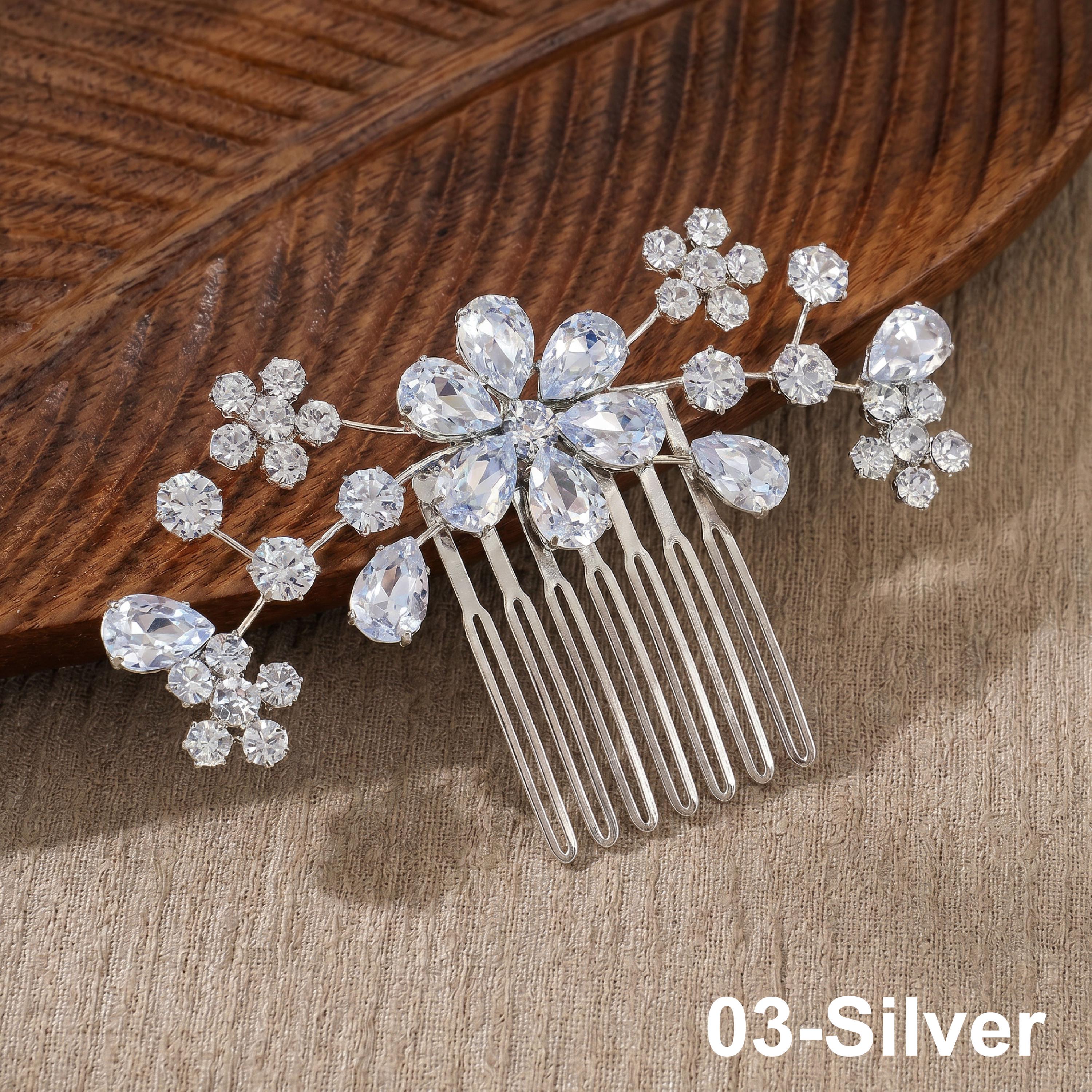 Diamond hair comb - Etsy 日本
