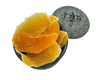 Fette di mango essiccato con aggiunta di zucchero