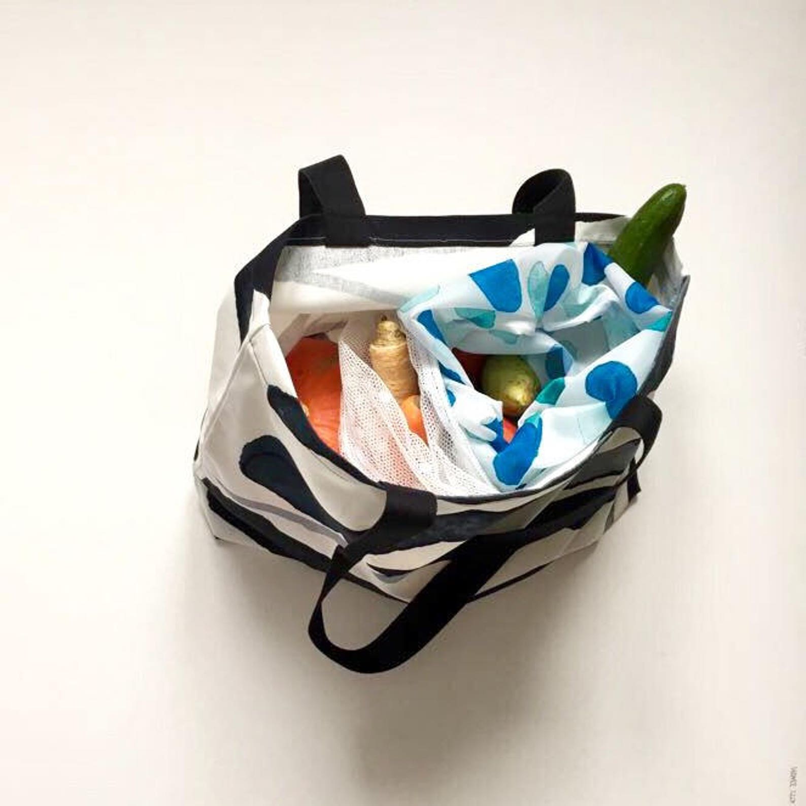 Big Zero Waste Shopping Bag / Shopper for Zero Waste Shopping Etsy