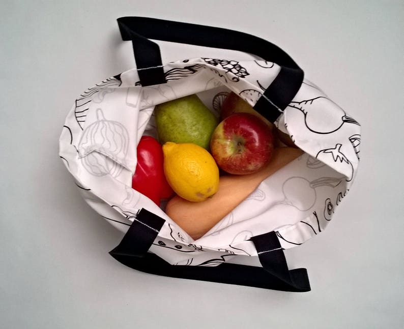 Big Zero Waste Shopping Bag / Shopper for Zero Waste Shopping Etsy