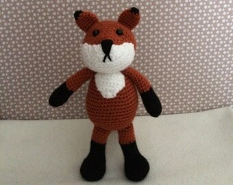 Fox Crochet PDF Pattern Amigurumi Toy Doll