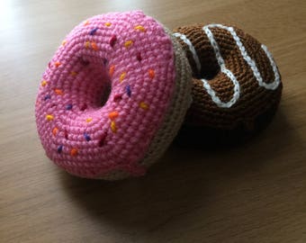 Doughnut/Donut Crochet PDF Pattern  Toy Prop Play Food  Cat toy