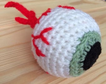 Eyeball Crochet PDF Pattern  Toy Halloween  Cat toy