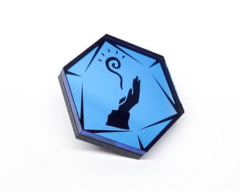 D&D Class Pins - Wizard (Choose your Color)