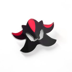 Shadow the Hedgehog - Laser Cut Pin