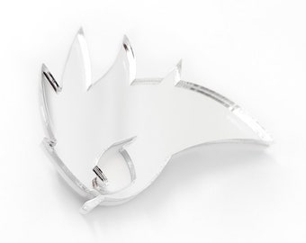 Silver le hérisson - épingle ou aimant