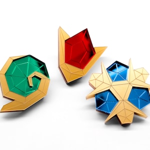 Legend of Zelda Spiritual Stones - Pin or Magnet