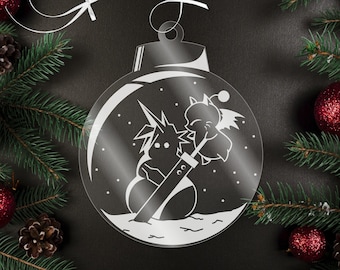 Ornement inspiré du bonhomme de neige Fantasy JRPG