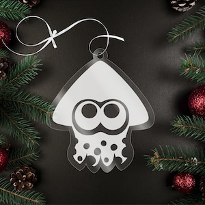Splatoon Squid Christmas Ornament