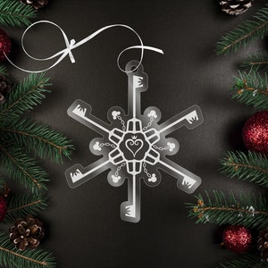 Kingdom Hearts Snowflake Ornament