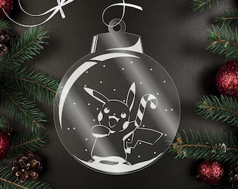 Décoration de Noël Pokémon inspirée de Pikachu