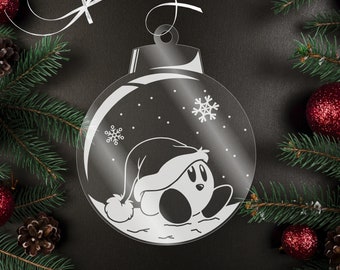 Kirby Christmas Ornament