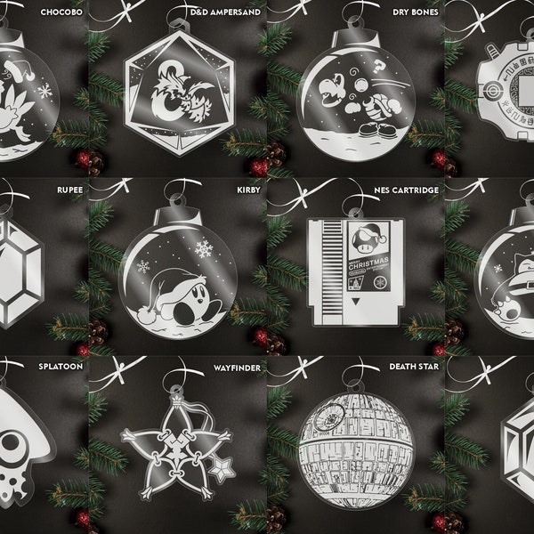 60+ Designs! Christmas Ornament Collection!