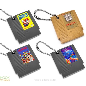 ミニチュア任天堂 NES カートリッジ キーチェーン