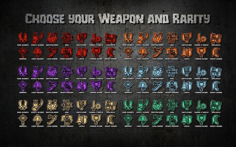 Monster Hunter World Weapon Pins Various image 2