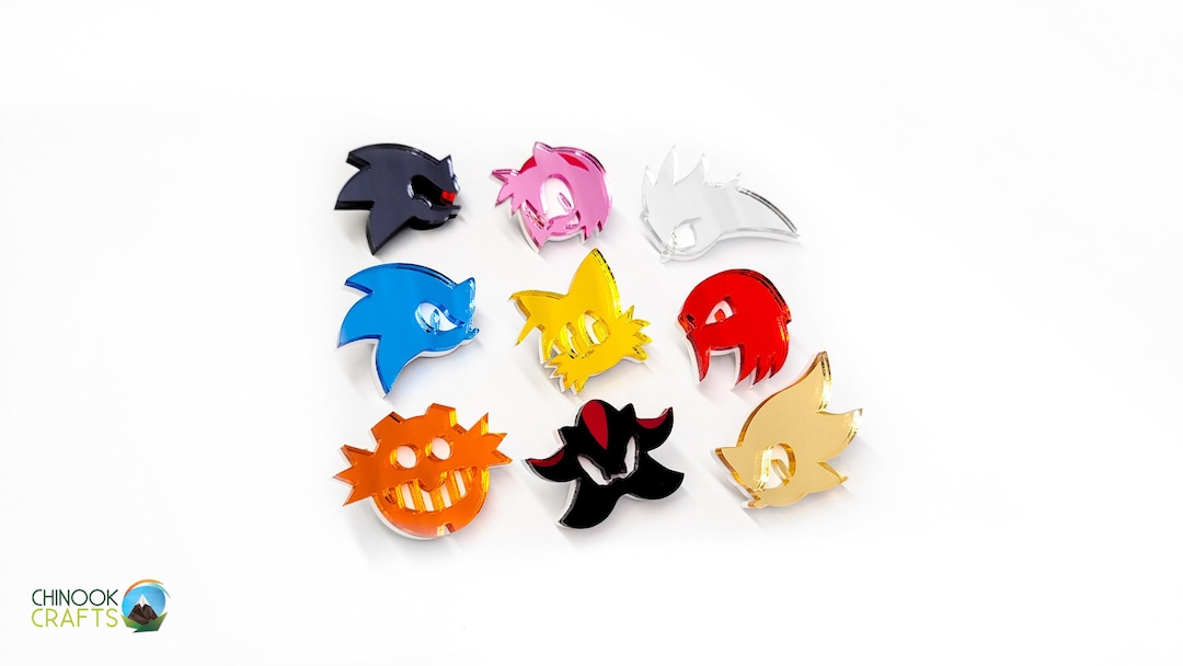 Complete Sonic the Hedgehog Set - Pin or Magnet - Etsy