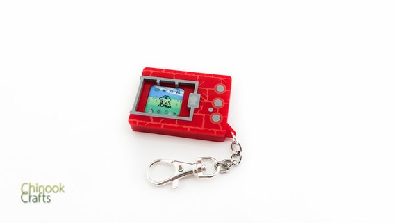 Digimon Virtual Pet Lasercut Keychain
