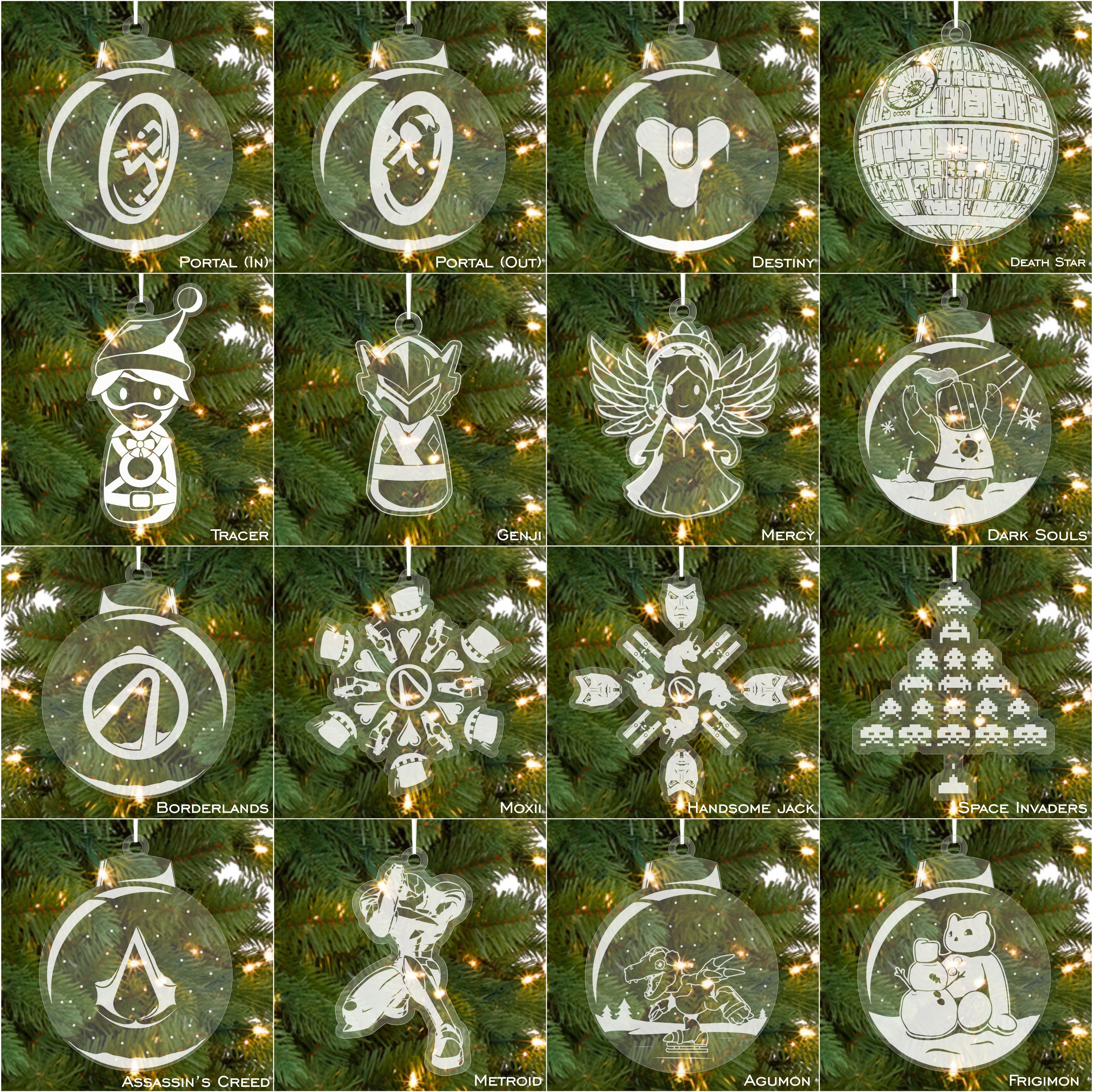 ALL DESIGNS Nerdy Christmas Ornaments updated Etsy Canada