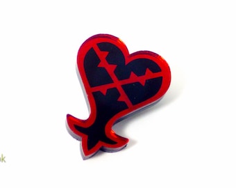 Heartless from Kingdom Hearts - Pin or Magnets