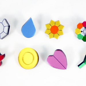 Pokemon Gym Badges Kanto Region image 2