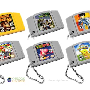 Porte-clés miniature en cartouche N64 image 3