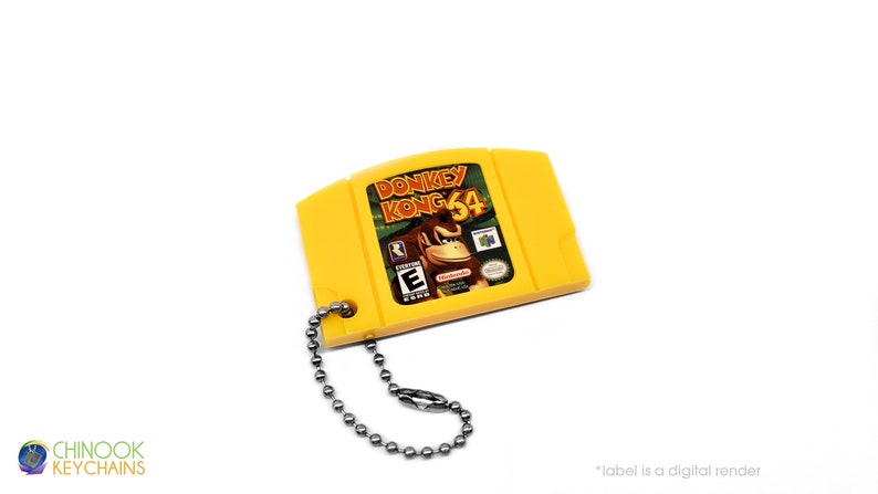 Miniature N64 Cartridge Keychain image 6