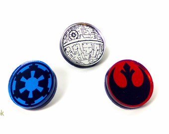 Emblemi di Star Wars - Spilla o magneti