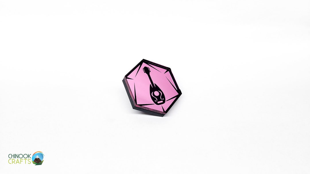 D&D Class Pins - Bard (choose Your Color) - Etsy