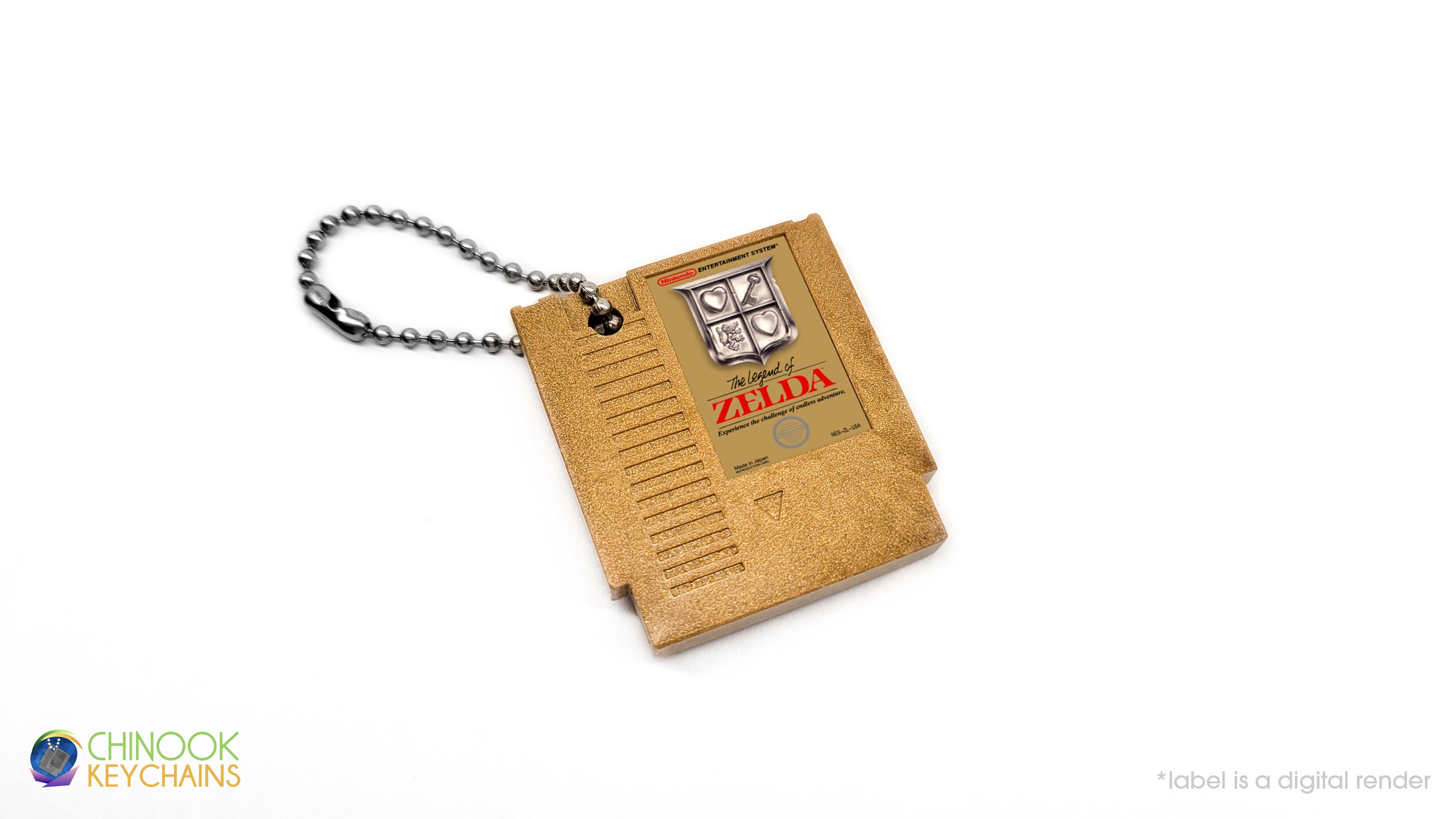 Portachiavi Mini Cartuccia NES - Modulo Gioco The Legend Of Zelda E Super Mario - Nintendo
