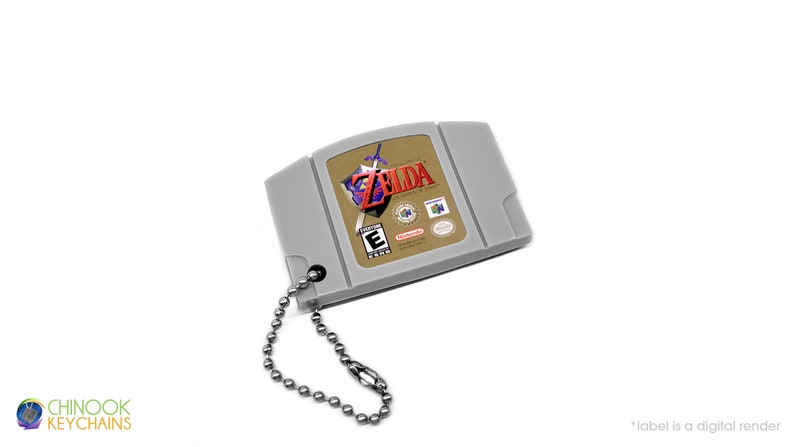 Miniature N64 Cartridge Keychain image 5