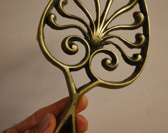 Vintage Sad IRON BASE - MESSING