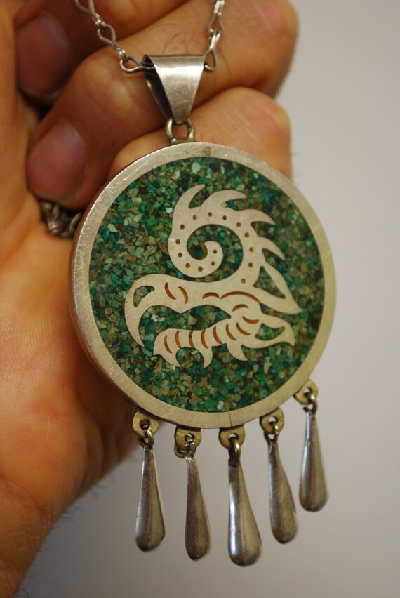 Vintage Native Necklace -  Sterling Silver - image 5