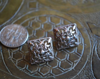 VINTAGE EARRINGS -  Sterling Silver Earrings