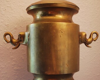 Large Vintage BRASS ICE BUCKET