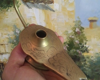 Vintage BRASS OIL LAMP