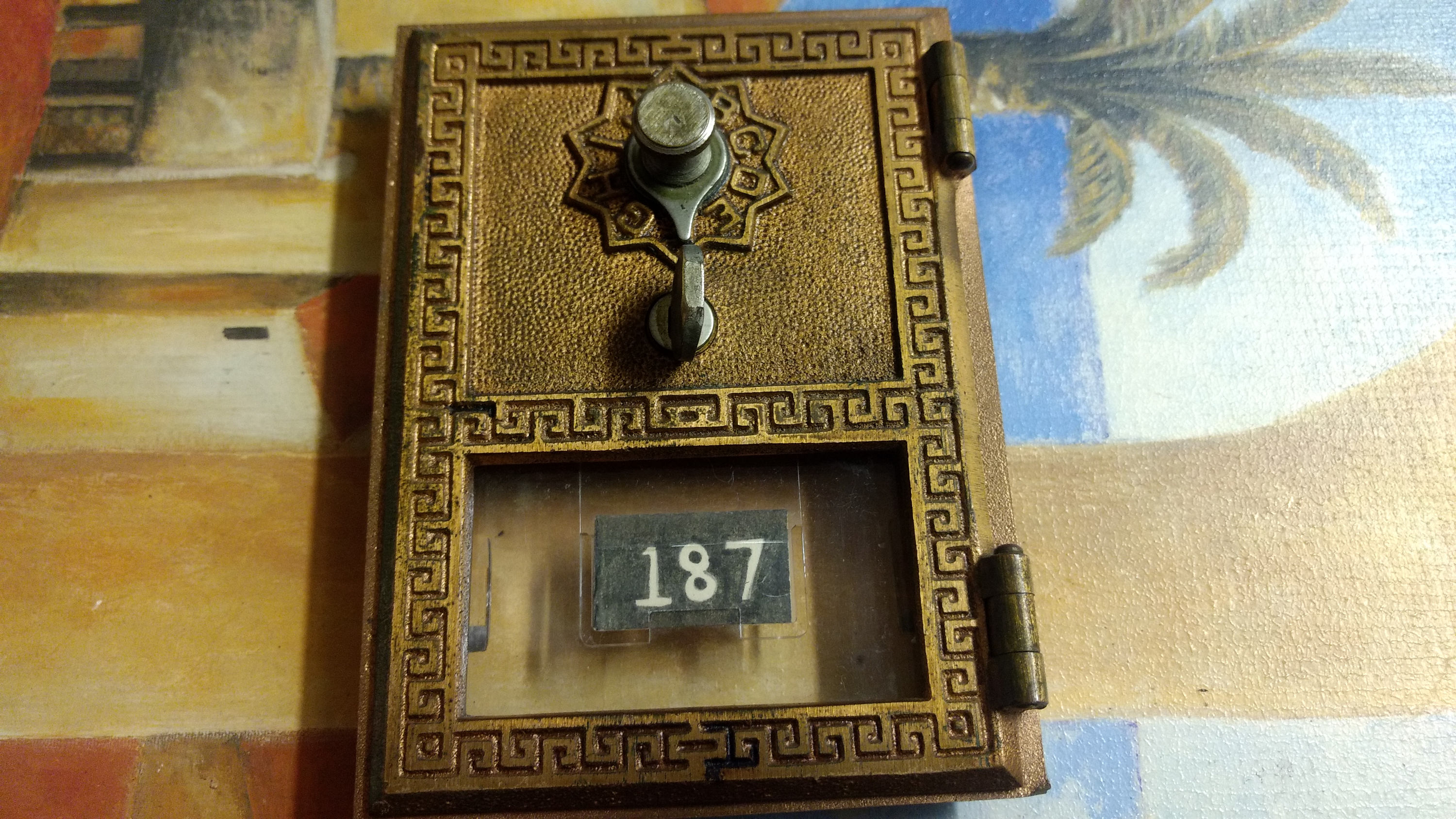 VINTAGE MAILBOX DOOR Etsy