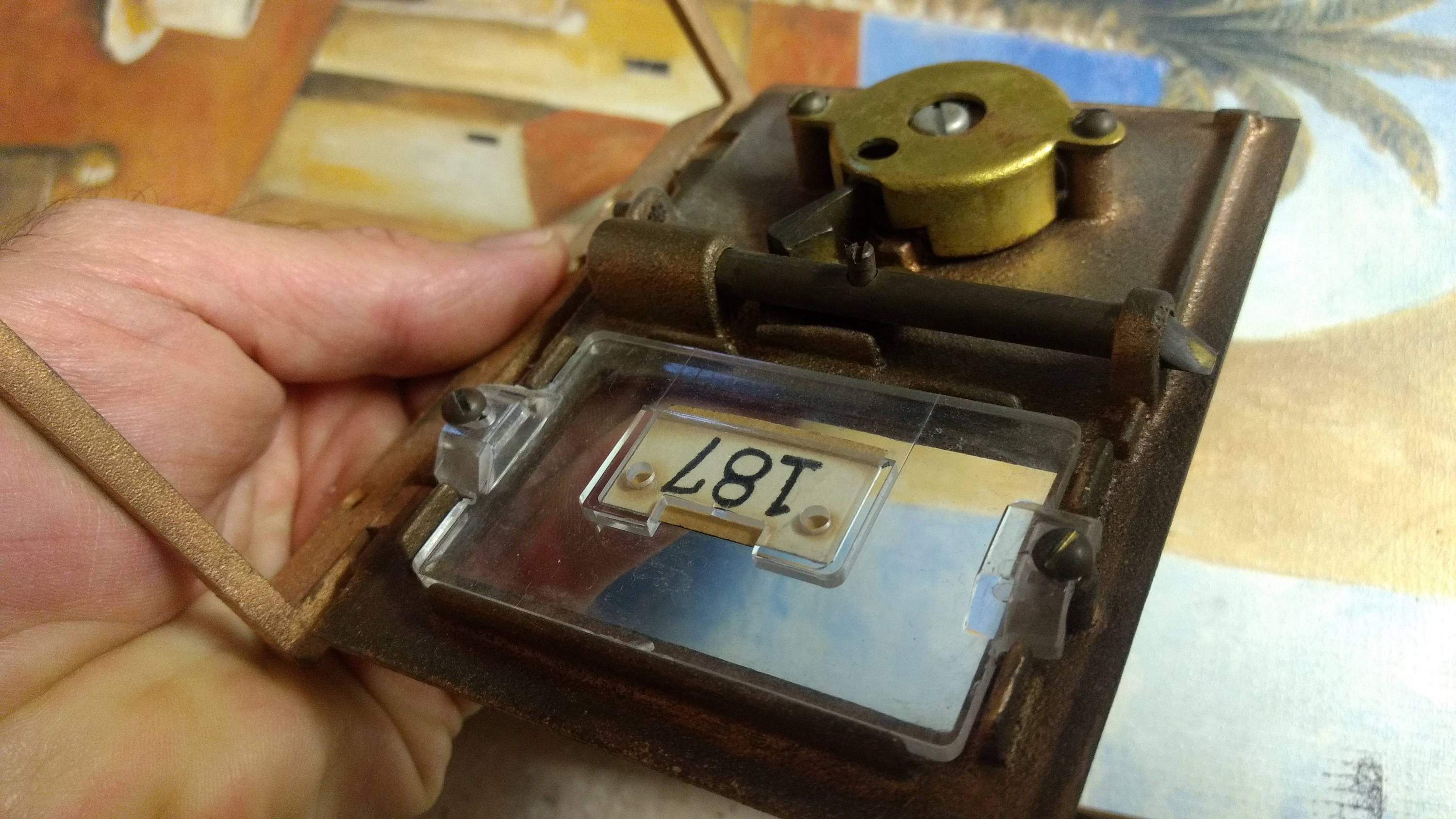 VINTAGE MAILBOX DOOR Etsy