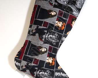 Handmade Harry Potter Fully Lined Christmas Stocking