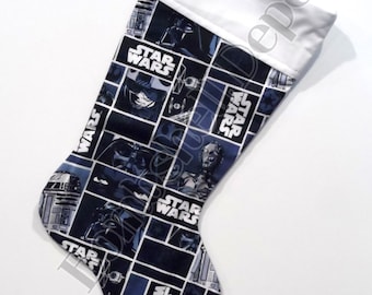 Handmade Star Wars Fully Lined Christmas Stocking
