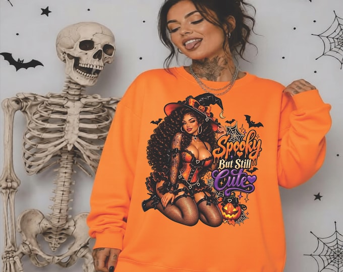 Spooky But Cute Halloween PNG: Bold Print-Ready Design (Digital Download)