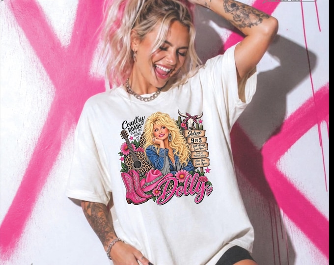 Dolly Songs PNG for DTF printing