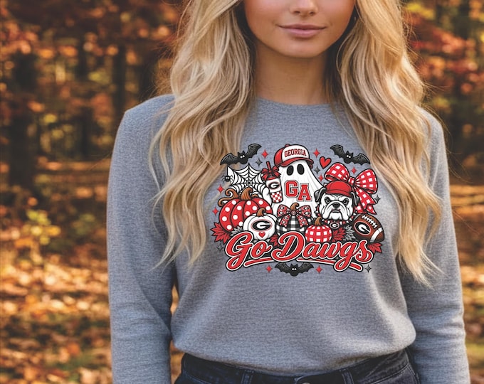 Bulldogs Halloween PNG for DTF printing