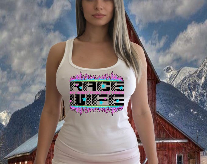 Race Wife PNG for DTF