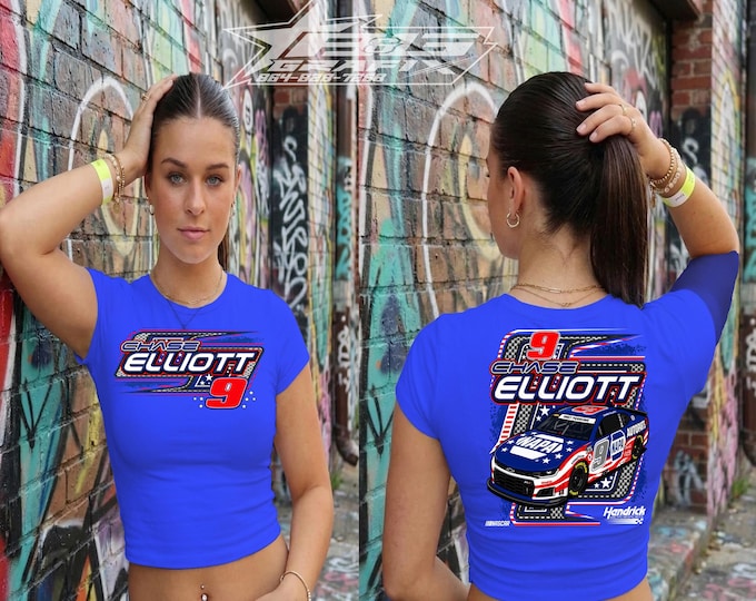 Chase Elliott Patriotic PNG for DTF printing