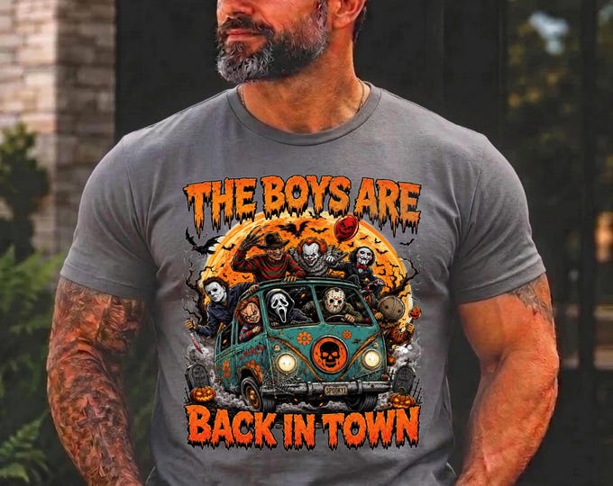 The Boys Are Back In Town PNG for DTF printing