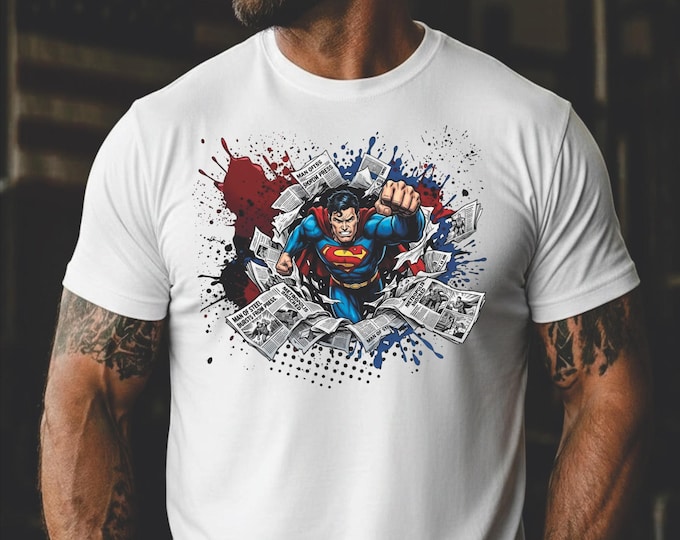 Superman PNG for DTF printing