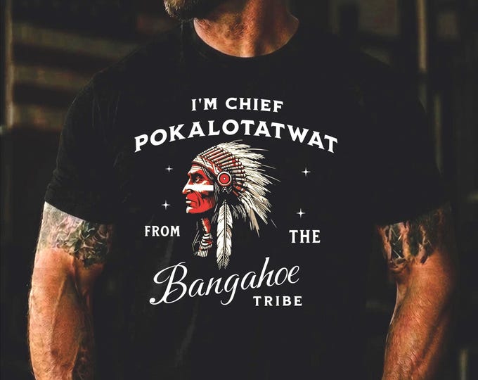 Chief Pokalotatwat Native American Chief T-Shirt | Tribal Headdress Design